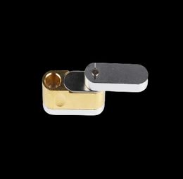 Metro Pipe Brass Pipe Portable Stash Fisherman Friend Monkey Metal Pipes Herb Smoke Tool Pocket Hand Smoking Pipe Mini Cig 04862533