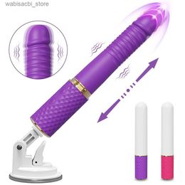 Other Health Beauty Items Telesic Automatic Vibrator for Women Clitoris Stimulator Vagina Masturbation Thrusting G Spot Dildo Toys Adult Goods L49