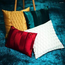 Pillow Luxury Chic Throw Case Home Decor Embroidery Handmade Art Stripe Cover Capa De Almofada Car-covers Christmas 1 Pc