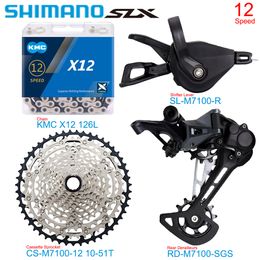 SHIMANO SLX M7100 Groupset for MTB Bike 1X12 Speed Derailleurs RD-M7100-SGS X12 Chain 51T Kit 12s 12v Bicycle Original Parts