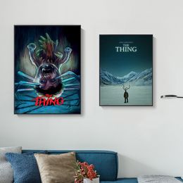 Classic Horror Movie The Thing Posters Print Canvas Painting John Carpenter Wall Art Picture For Bedroom Home Decoration