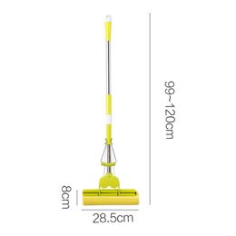 1pc Floor Sponge Mop Twist The Water Mops Microfibre Nozzle Flat Rotated Spray Self-squeezing without Hand Washing