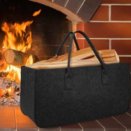 Transport Heavy Duty Log Storage Bag Carrying Fireplace Universal Wood Carrier Indoor Outdoor Firewood Tote Large Capacity Case