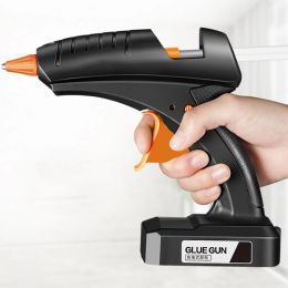 Gun Cordless Hot Melt Glue Gun 80w 12v Rechargeable Lithium Battery Wireless Professional Repair Tool Glue Gun for 11mm Glue Stick