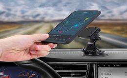 Hands Suction Cup Magnet Phone Holder in Car Dashboard Windshield Mount with 360 Degree Rotation7730107