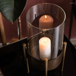 Candle Holders Nordic Romantic Holder Sleeve Personalised Elegant Luxury Home Decorations Modern Technology Portavelas Wedding Decor