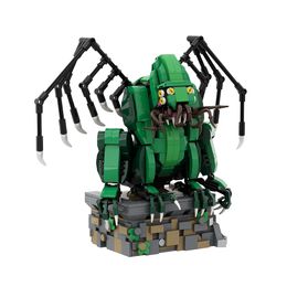 Gobricks MOC Famous Novels Great Cthulhu Brickheadzs Building Blocks Mythic Figure Model Sets of Toys Bricks for Children Gift