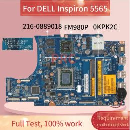 Motherboard For DELL Inspiron 15 5565 5765 FM980P Notebook Mainboard BAL22 LAD803P 2160889018 DDR4 CN0KPK2C 0KPK2C Laptop Motherboard