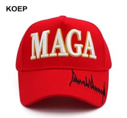 Donald Trump 2024 Cap USA Flag Baseball Caps MAGA Trump Signature President Hat 3D Embroidery Drop 2205273996872