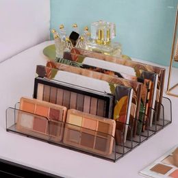 Storage Boxes Makeup Blush Organiser For Cosmetics Desktop 7-compartment Plastic Eye Shadow Box Organisers Storage#w