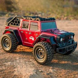 Electric/RC Car 1 16 Off Road Delin Retro Wranglers Electric Four-wheel Drive Off-road Vehicle High-speed Rc Remote Control Model Toy 240412