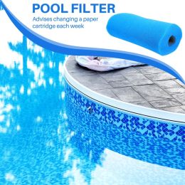 Type B Washable Pool Sponge Filter, Reusable Swimming Cartridge Foam Philtre For Compatible With In-Tex Type B (2 Pcs)