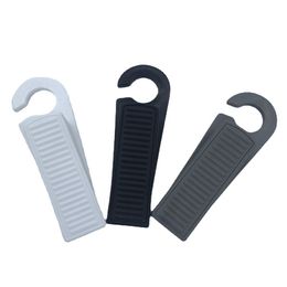 Punch Free Door Stopper Can Be Hang Windproof Door Stopper Surface Stripe Design Home Bedroom Office Door Stop Safety Card