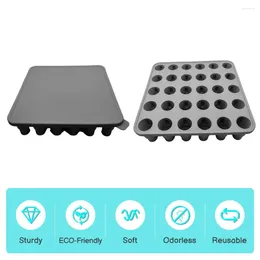 Baking Moulds Summer Ice Mold Silicone Cube Tray With Lid For Drinks 30 Cavities Tumble Shape Easy Release Refrigerator