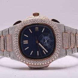 Luxury Looking Fully Watch Iced Out For Men woman Top craftsmanship Unique And Expensive Mosang diamond Watchs For Hip Hop Industrial luxurious 52798