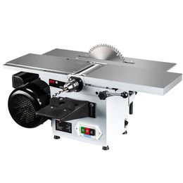1100W Multifunctional Woodworking Planer Three In One Planer Household Woodworking Punching Machine Table Saw Combination