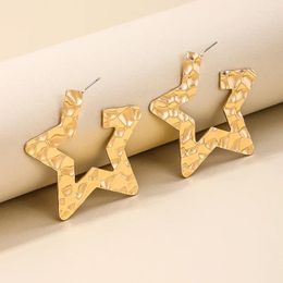 Dangle Earrings Fashion Design Sense Spring/summer Cute Exaggerated Sweet Cool Ins Wind Hollow Stars Women Wholesale