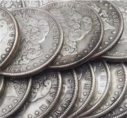 26pcs Morgan Dollars 18781921 quotOquot Different Dates Mintmark Silver Plated Copy Coins metal craft dies manufacturing fact2485765