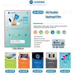 SUNSHINE 20/25/50pcs flexible Hydraulic Film IP mobile phones Screen Front Film Cut For Auto Film Cutting Machine Front tools