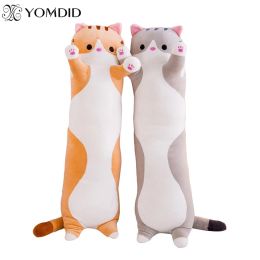 Pillow Fashion Cute Cat Sleep Long Plush To Send Children Knee Pillow Almofada Coussin Birthday Gift Cojines Decorativos Seat Cushion