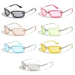 Sunglasses Colourful Y2K Goggles 2000'S Punk Sun Glasses Unisex