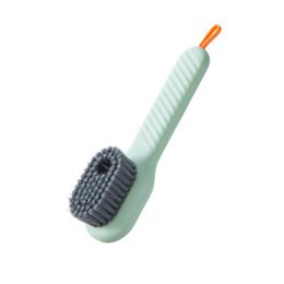 Cleaning Brush Automatic Liquid Discharge Shoe Brush Long Handle Clothes Brush Underwear Brush Household Cleaning Tool Accessory