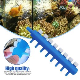 Aquarium Air Flow Control Valve Fish Tank Air Pump Adjustable Tracheal Shunt Single Hole Oxygen Booster Pump Adapter Accessories