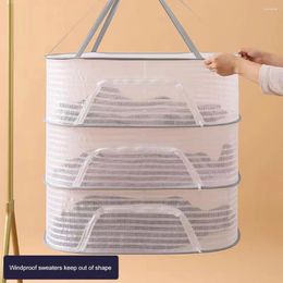 Hangers Drying Rack Net Collapsible Mesh Hanging Clothe Racks Windproof Hook For Flowers Buds Plants Organiser