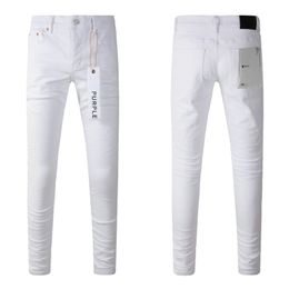 Fashion White Jeans Men's Jeans Men Solid Slim Fit Skinny Denim Pants Mens Streetwear Pants Man Long Trousers Male Clothing