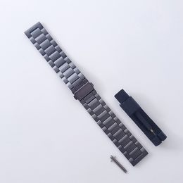 Titanium Metal Watch Strap For Garmin Forerunner 265 255 Music 645/Vivoactive 4/Venu 2 Sp Watchband 20 22mm Luxury Band Bracelet