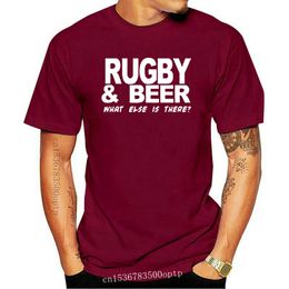 Man Clothing New Rugby And Beer What Else Sports 6 Nations Tee England Ireland Funny Cool T SHIRT