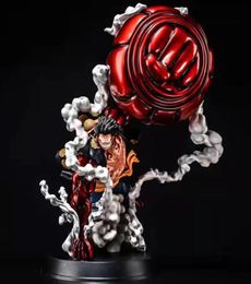 25CM One Piece Anime Figure Luffy Gear 4 King Kong Gun Action Collectible Model Christmas Gift Decoration Adult Toys6079876