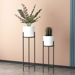 Sleek Light Luxury Indoor Plant Stand Stable Triangle Structure Balcony Flower Shelf Decorative LoadBearing Pot Stand