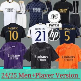 23 24 Player Version Soccer Jerseys VINI JR BELLINGHAM REAL MaDriDS CAMAVINGA TCHOUAMENI VALVERDE ASENSIO MODRIC 22 23 football shirt men kids kits 2023 2024