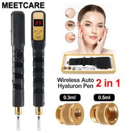 2 in 1 Wireless Electric Mesotherapy Auto Hyaluron Pen for Lip Facial Beauty Care Anti Wrinkle Lips Lifting Device2795125