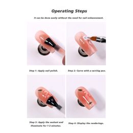 5 Sets Of Nail Brushes Carving Colour Painting Dyeing Painting Gradual Colour Brush Creative Nails For Girls And Women