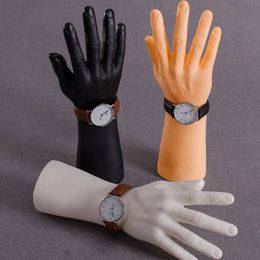 Male Hand Model Props Vinyl Hollow Matte Hard Men's Watch Ring Industrial Labour Insurance Gloves Model Male Hand