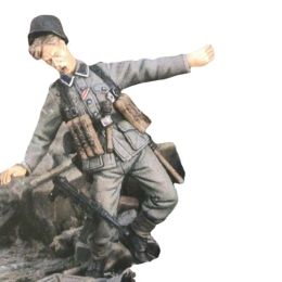1/35 Scale Resin Soldier Figure Kit Miniature Scene Officers and Soldier Street Fighting (without Scenes) Unassembled Unpainted