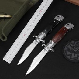 2Models 9 inch Italian mafia Godfather knife Single action Automatic Tactical knifes 440C Blade selfdefense EDC Hunting Pocket kn2513387