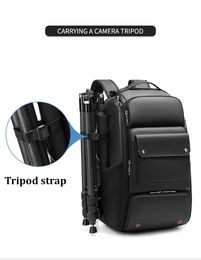 Men travel Professional SLR camera backpack With tripod bracket Detachable into a Anti-theft 40L travel 17 inch Laptop Backpack