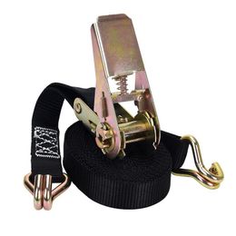 1x12 Ft Buckle Tie-Down Belt Cargo Straps For Car Motorcycle Bike With Metal Buckle Tow Rope Strong Ratchet Belt For Luggage Bag