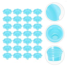 Dinnerware Sets 50pcs Dessert Server Pudding Packaging Cups Ice Cream Plastic Holders For Shop