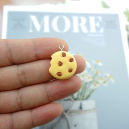 Kawaii Croissant Biscuit Coffe Charms for Jewellery Making Diy Earring Bracelet Pendant Accessories Findings Wholesale Bulk