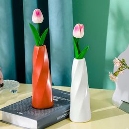 Chic Floral Vases Minimalist Artistic Exquisite Creative Art Ornament Flower Vase