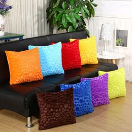 Pillow 43x43cm Super Soft Plush Square Sofa Cover Home Office Chairs Decorative Pillowcase