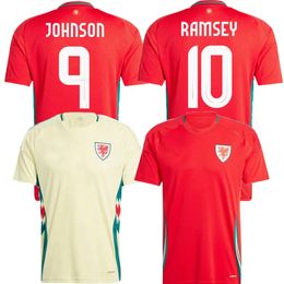 2024 2025 wales Soccer Jerseys BALE JOHNSON RODON RAMSEY AMPADU MOORE WILSON COLWILL N.WILLIAMS home away 24 25 national team football men kids shirt