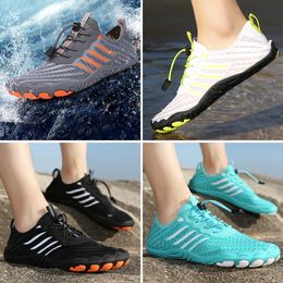 Breathable Quick-drying Anti Slip Beach Shoes Drainage Grip Cushioning Elastic Bottom Drainage Hole Upstream Swimming Sneakers