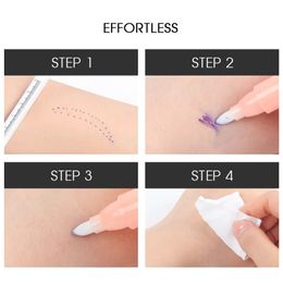 1pcs Tattoo Marker Eraser Pen Magic Skin Remove Brush Pen for Eyebrow Lip Eyeliner Microblading Permanent Makeup Tattoo Supply