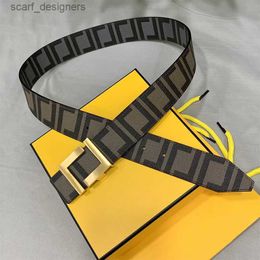 Belts Designer Belts Genuine Leather Belt Mens Waistband Classic Print Golden Sliver Luxury Grey Letter F Buckle Girdle Casual Belts Men Width 4cm With Box Y240411