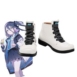 Anime Blue Archive Tendou Aris Cosplay Halloween Party Shoes Short White Boots Custom Made